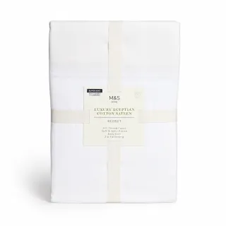 M&S Home Luxury Egyptian Cotton Sateen Bedset