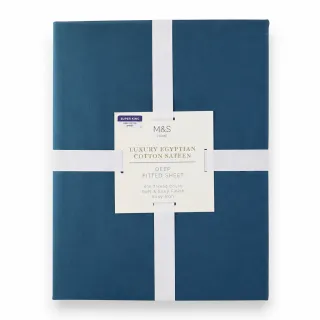 M&S Home Luxury Egyptian Cotton Sateen Deep Fitted Sheet