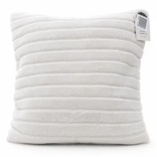 Lakely Sable Faux Fur Coushion Throw Pillow - Single Side, Light