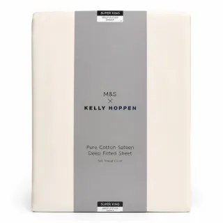 M&S X Kelly Hoppen Pure Sateen Sheet