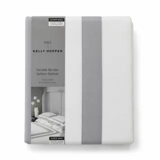M&S X Kelly Hoppen Sateen Bedset