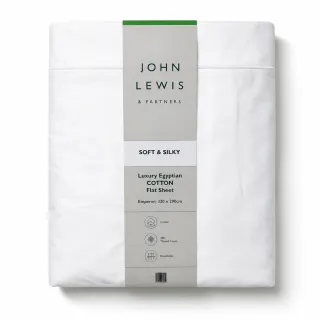 John Lewis Soft & Silky luxury Flat Sheet