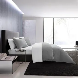 Vera Wang Vera Wang Waffle Pique Cotton 3 Piece Duvet Cover Set, King Bedding