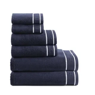 Tommy Hilfiger TH Legacy Midnight Blue 6-Piece Terry Cotton Towel Set