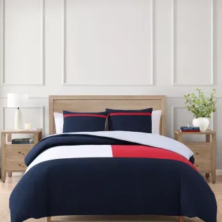 Tommy Hilfiger Cotton Rich Seersucker Comforter Set