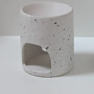 Matte White Ceramic Oil Burner