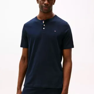 Tommy Hilfiger Sueded Jersey Henley Sleep Shirt