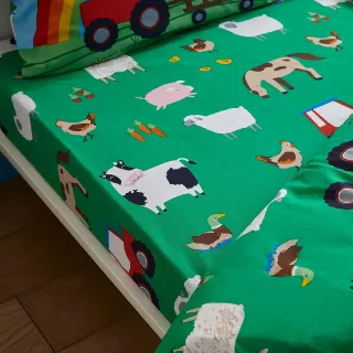CL Farmyard Animals Junior Fitted Sheet
