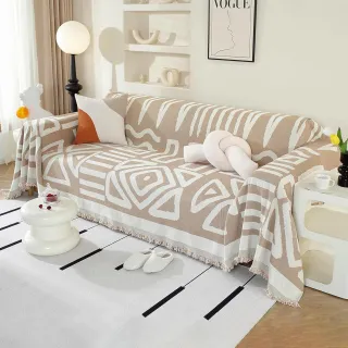 Somna Boho Sofa Cover Khaki