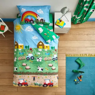 CL Farmyard Animals Duvet Set - Double