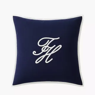 Tommy Hilfiger Monogram Cotton Accent Pillow