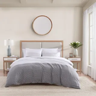 Tommy Hilfiger Cotton Rich Seersucker Comforter Set