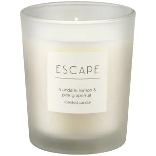 Escape Scented Candle — Mandarin, Lemon & Pink Grapefruit