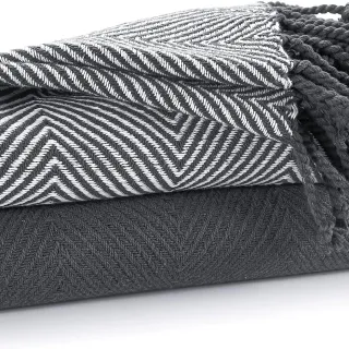EHC Herringbone Handwoven Throw