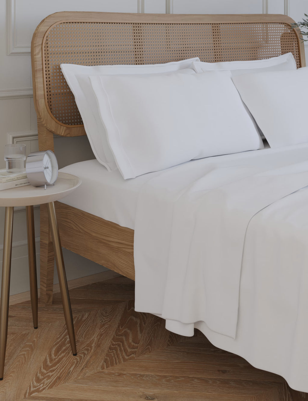 M&S 400TC Cot Sat Bedspread