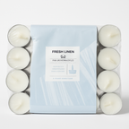 Fresh Linen Scented Tea Light Candles