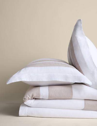 M&S X Kelly Hoppen Dbl Border Bedspread