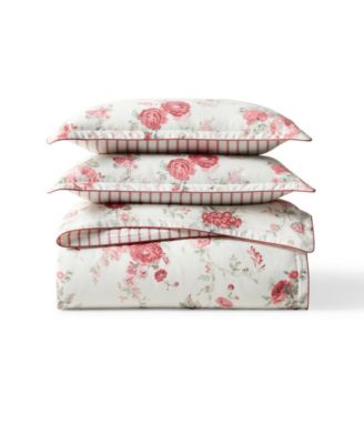 Ralph Lauren Sofia Cotton Sateen 3-Pc. Duvet Cover Set
