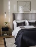 M&S Sateen Panel Bedspread