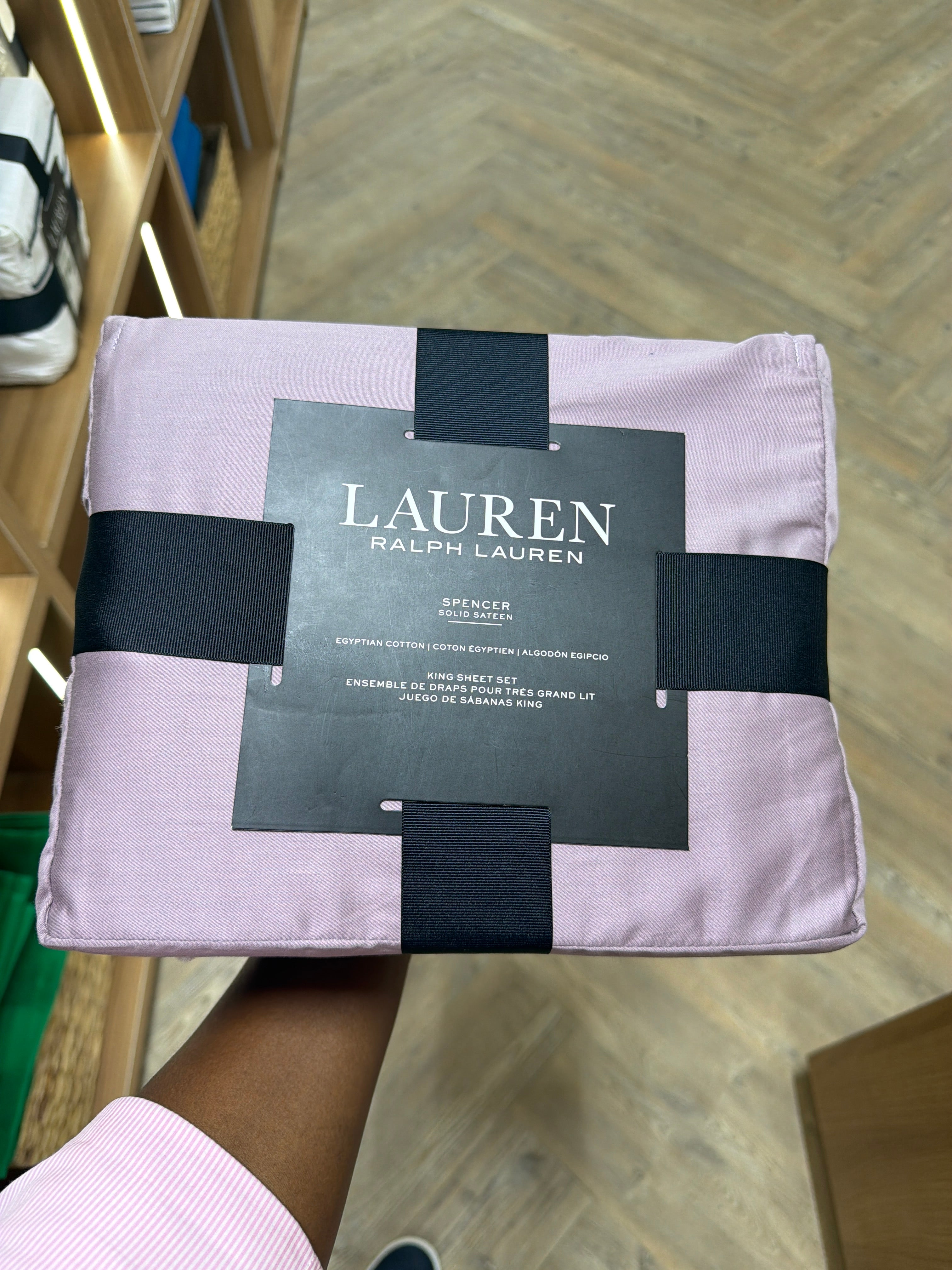 Lauren Ralph Lauren Lauren Ralph Lauren Spencer 475 Thread Count Cotton Sateen 4-Pc. Sheet Set, King Bedding