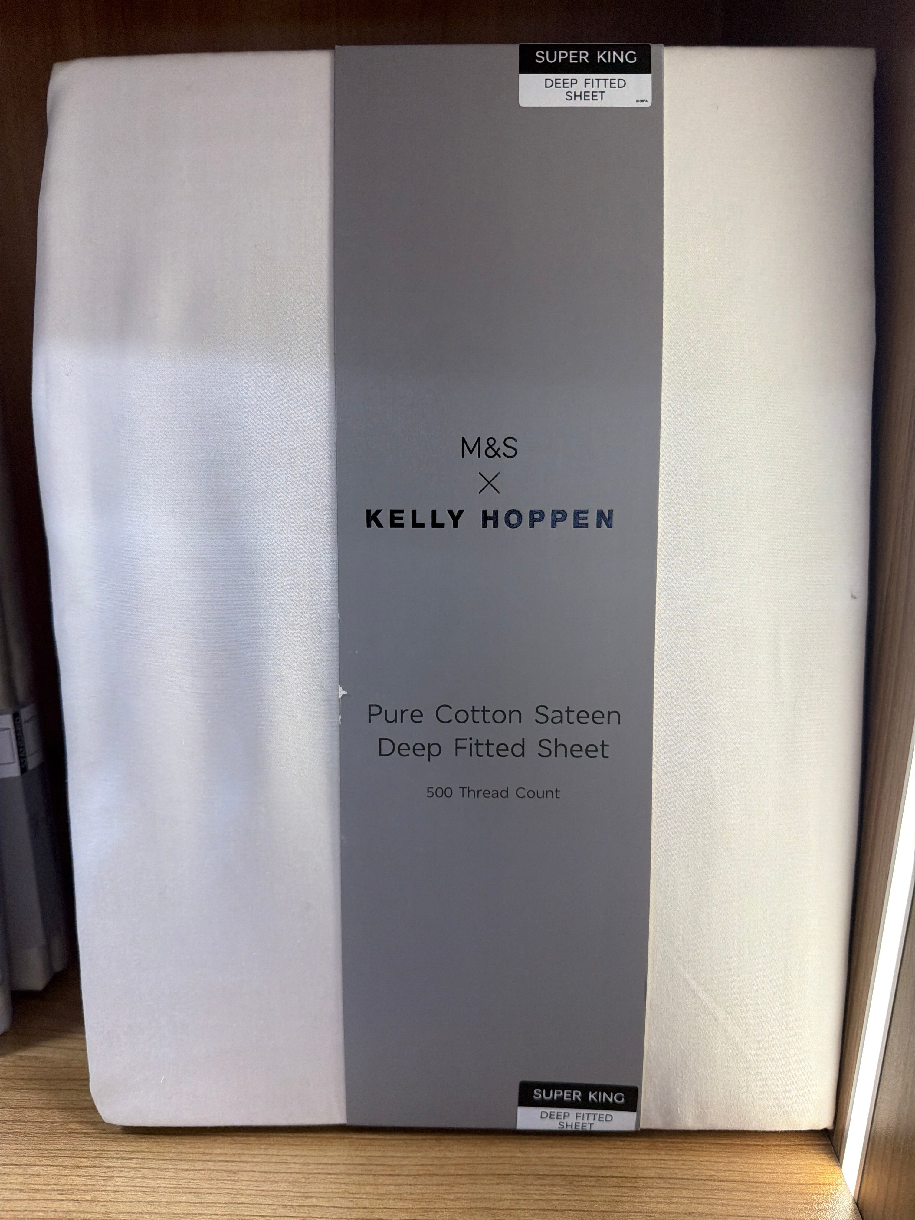 M&S X Kelly Hoppen Pure Sateen Sheet