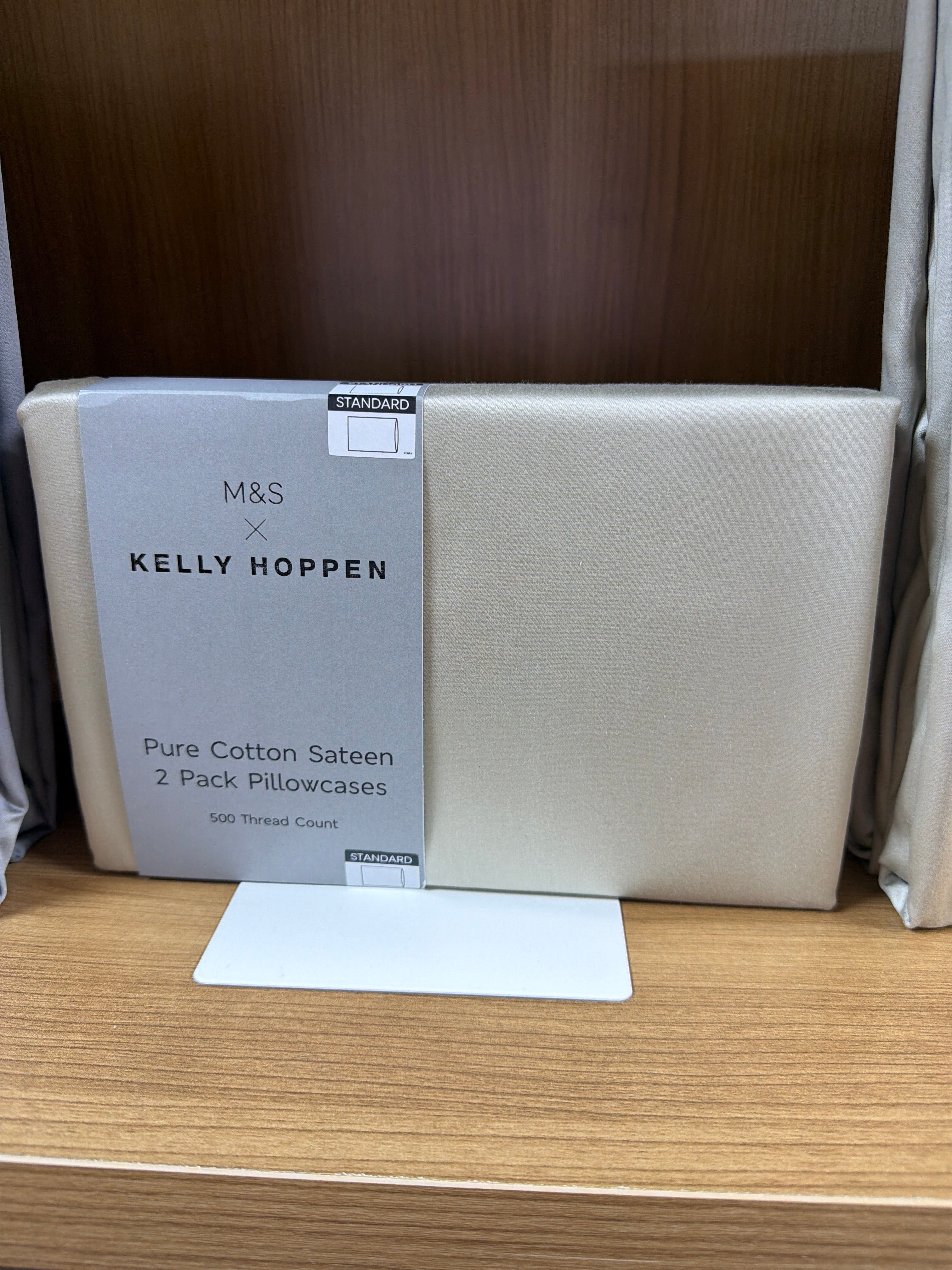 M&S X Kelly Hoppen Pure Sateen 2 Pack Pillowcases