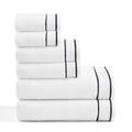 Tommy Hilfiger TH Legacy White 6-Piece Terry Cotton Towel Set