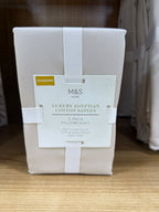 M&S Home Luxury Egyptian Cotton Sateen 2 Pack Pillowcases