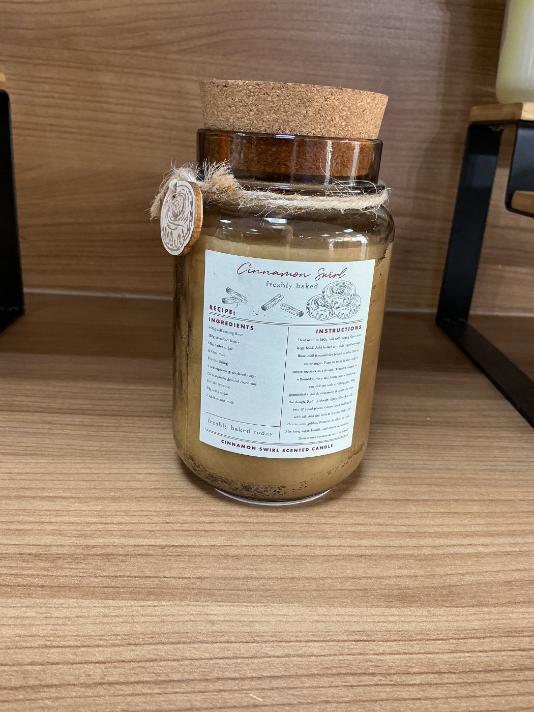Cinnamon Swirl - Fragranced Candle