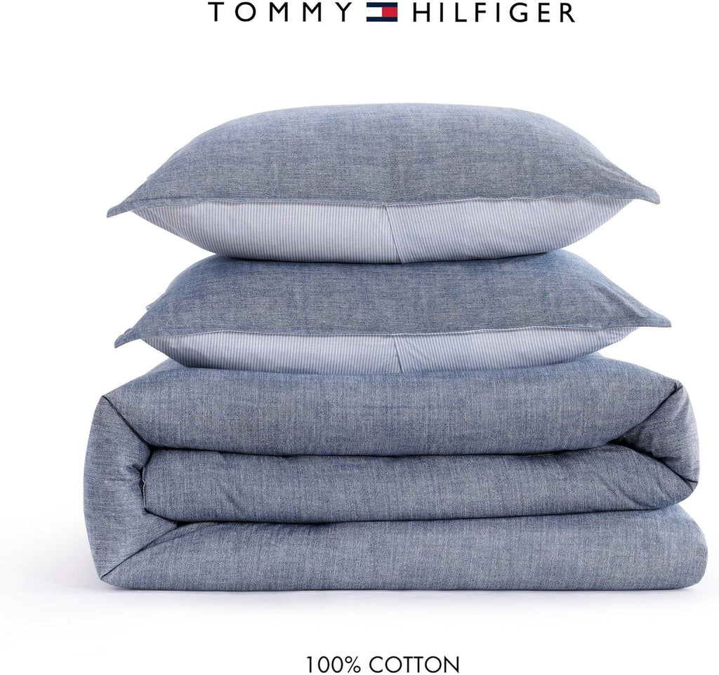 Tommy Hilfiger 100% Cotton Yarn Dye Comforter Set